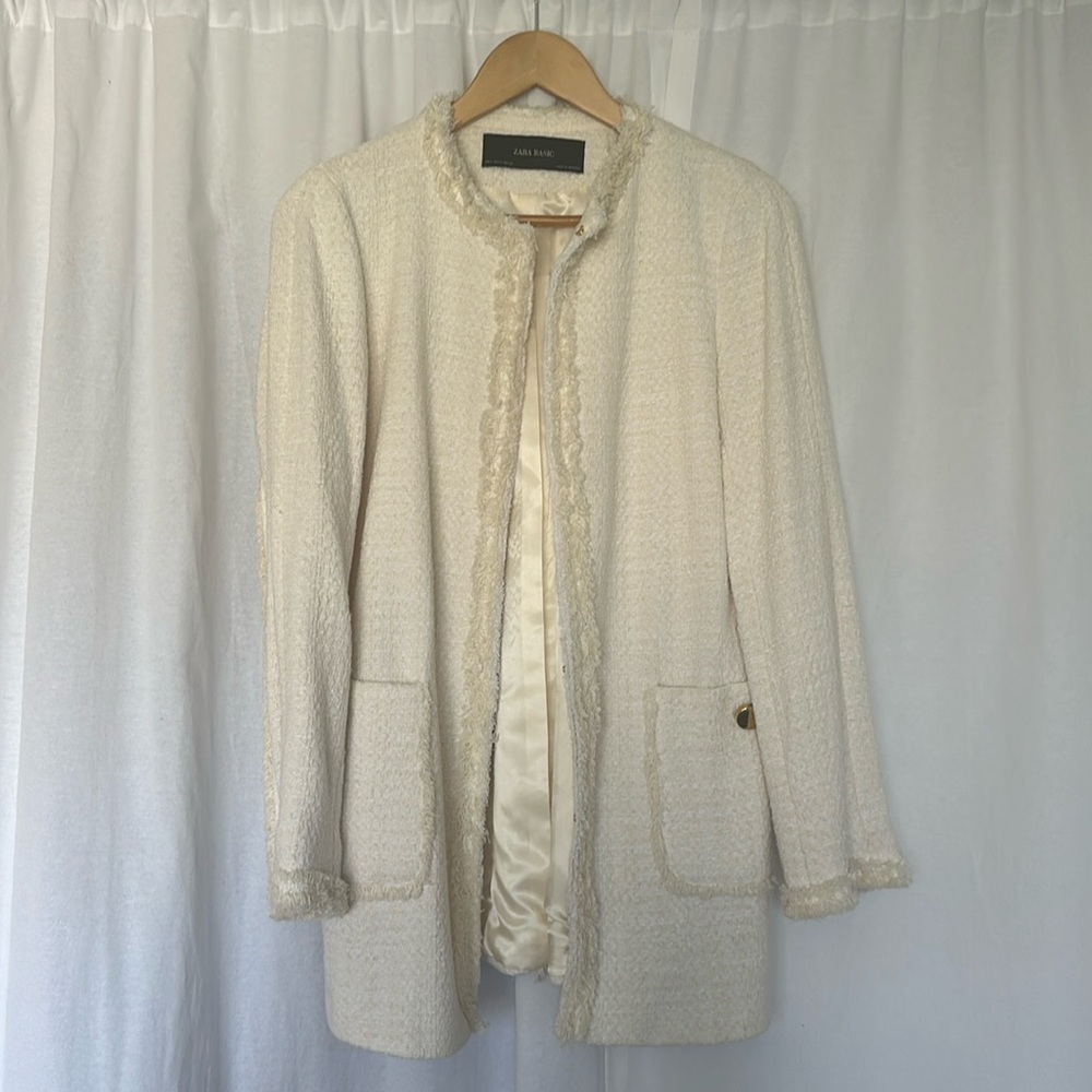 Tweed white jacket